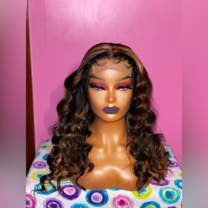 22” Luxury Highlighted Closure Wig | 180% Density